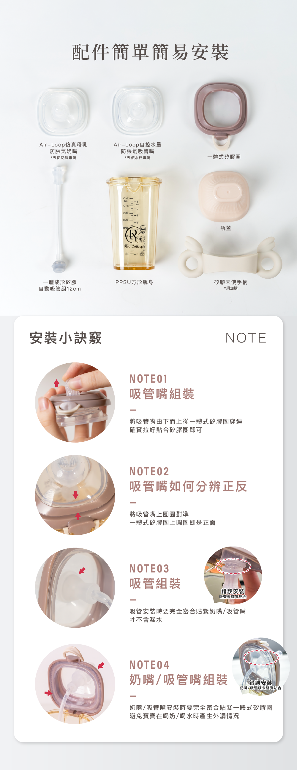 PPSU預備學飲掀蓋天使杯_21-配件簡單簡易安裝